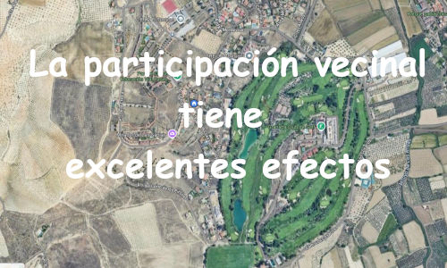 La participación vecinal tiene excelentes efectos